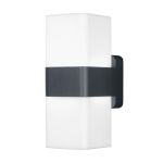 Ledvance Smart+ Wifi Wandleuchte Grau Up & Down - Außenbeleuchtung - 13.5W 950lm - 830  | RGBW - Dimmbar