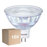 Mehrfachpackung 10x Philips Master Led-Spot GU5.3 MR16 7.5W 621lm 36D - 922-927 Dim To Warm | Höchste Farbwiedergabe - Dimmbar - Ersatz Für 50W