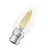 Ledvance Classic LED B22 Kerze Fadenlampe Klar 3.4W 470lm - 827 Extra Warmweiß | Ersatz Für 40W
