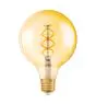 Osram Vintage 1906 LED E27 Globe Fadenlampe Goud 125mm 4W 300lm - 820 Zeer Warm Wit | Dimbaar - Vervangt 28W
