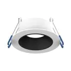 Led-Spot Ares Tief ring Weiß - mit Innenring Schwarz | Ausschnitt 68mm - incl. GU10 Fitting