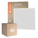 Lot 4x Ledvance Dalle LED Compact Aluminium Blanc 33W 3630lm - 840  | 60x60cm - UGR < 19