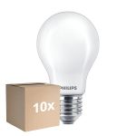 Lot 10x Philips Master LED E27 Poire Filament Dépolie 7.2W 1055lm - 922-927 Dim To Warm | Meilleur Rendu De Couleur - Dimmable - Remplacement 75W