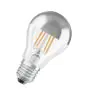 Osram Classic LED E27 Poire Filament Miroir Argent 4W 400lm - 827  | Remplacement 35W