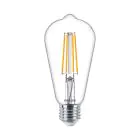 Philips MASTER Value LED Ampoule E27 Edison Filament Claire 5.9W 806lm - 927 Blanc Très Chaud | Meilleur rendu des couleurs - Équivalent 60W