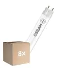 Lot 8x Osram Tube LED T8 (EM/Direct 230V) Standard Output 5.4W 650lm - 840 Blanc Froid | 44cm - Remplacement 15W
