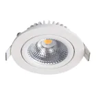 LED Inclinable Spot Blanc Ronde 5W 550lm 60D - 940 Blanc Froid | 85mm - IP54 - Dimmable - Meilleur Rendu De Couleur