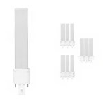 Lot 10x PL-S LED 4.3W 540lm - 830 Blanc Chaud | 2 Broches - Remplacement 9W